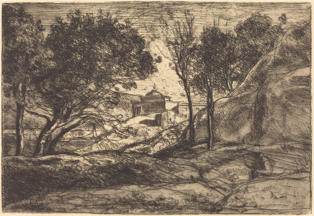 Souvenir från Toscana Souvenir från Toscana, ca. 1845. av Jean Baptiste Camille Corot