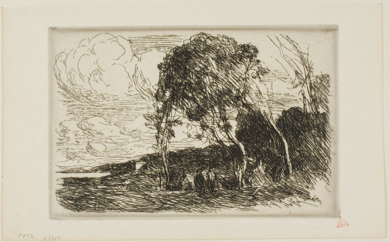Souvenir av befästningarna i Douai av Jean Baptiste Camille Corot