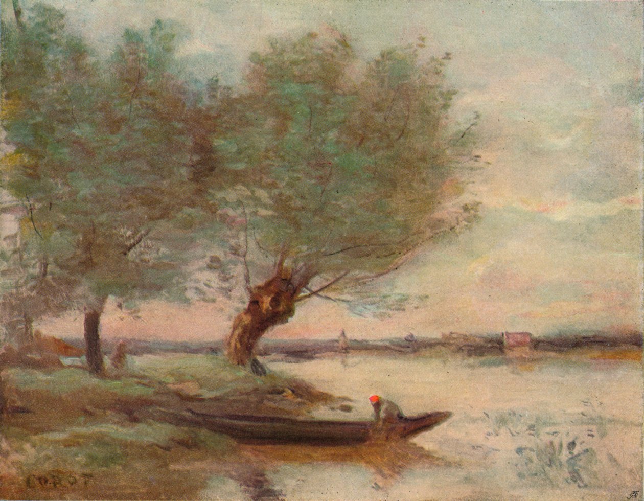 Båtsmannen, 1806-1875, 1906-7. av Jean Baptiste Camille Corot