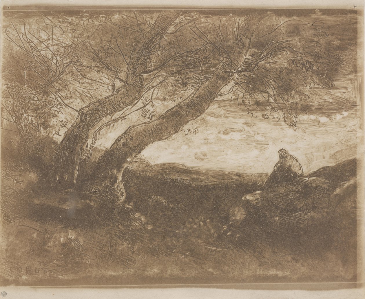 Drömmaren av Jean Baptiste Camille Corot
