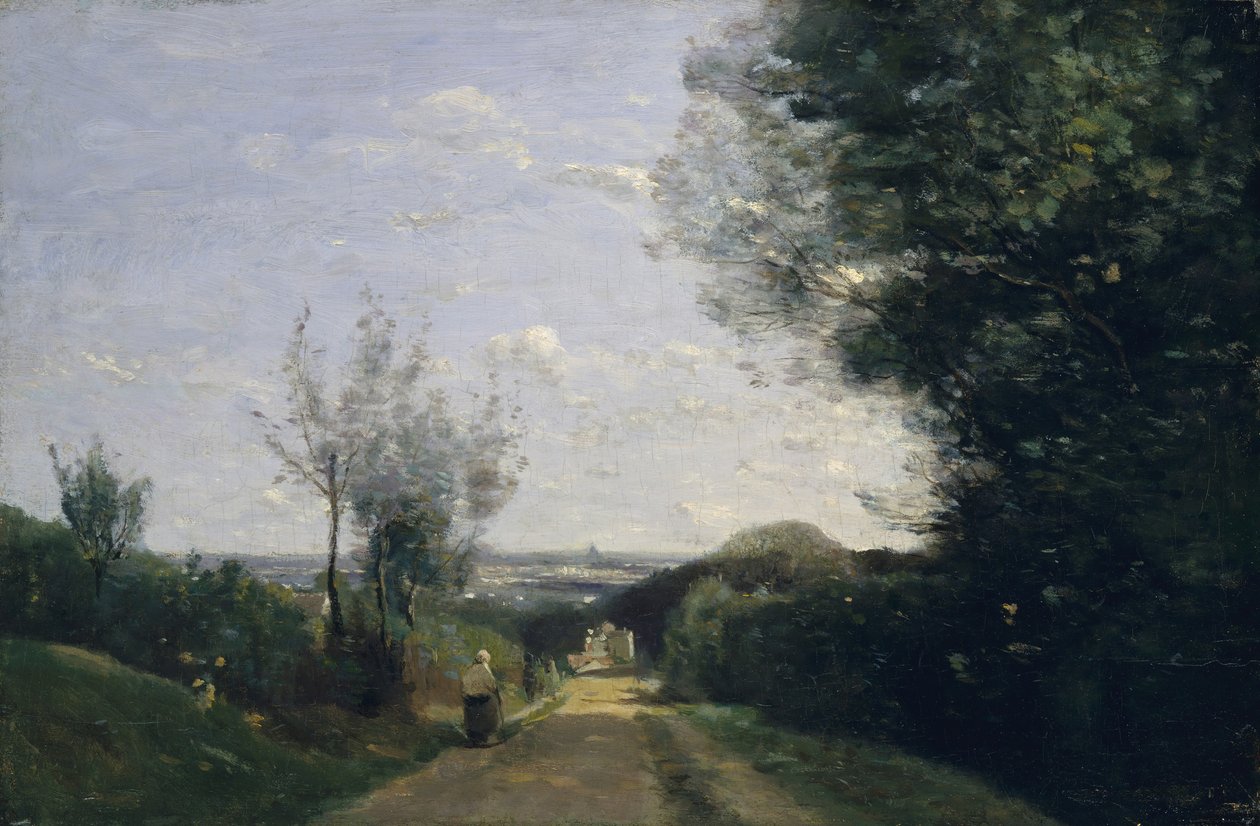 Paris omgivningar, 1860-talet. av Jean Baptiste Camille Corot