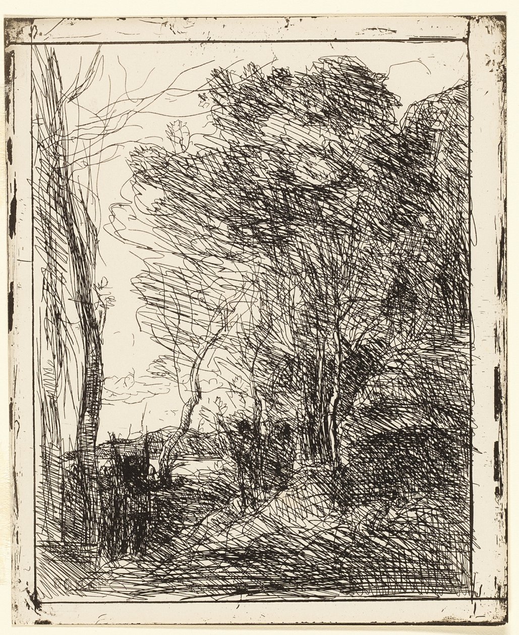 Den galliska röjningen av Jean Baptiste Camille Corot