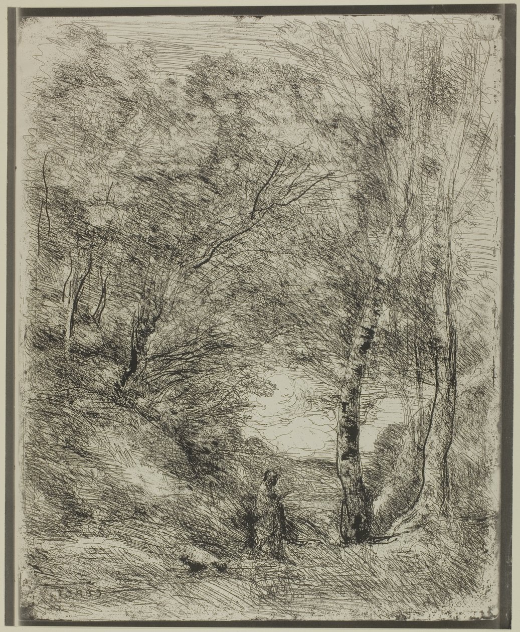 ホレスウェディッシュの庭園 av Jean Baptiste Camille Corot