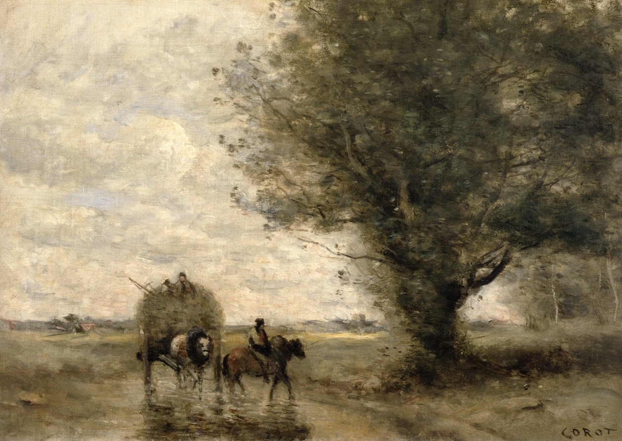 Hovvagnen, ca 1860 av Jean Baptiste Camille Corot