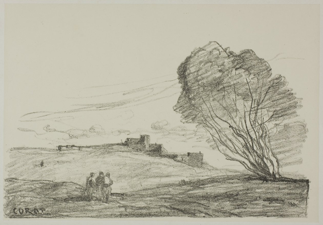 Det isolerade fortet av Jean Baptiste Camille Corot