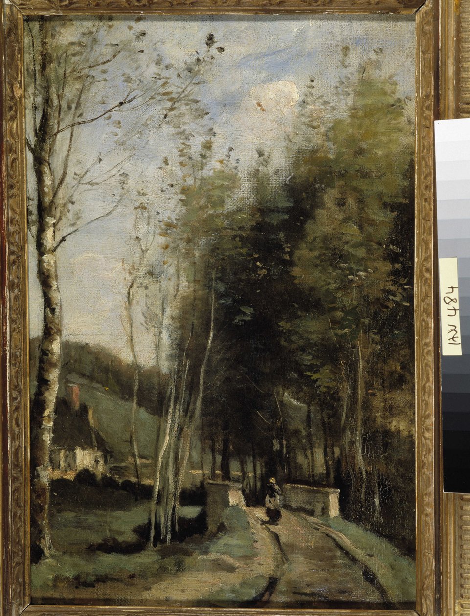Den lilla bron (olja på duk) av Jean Baptiste Camille Corot