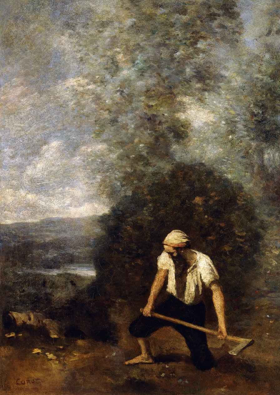 Skogsmannen, av Jean Baptiste Camille Corot