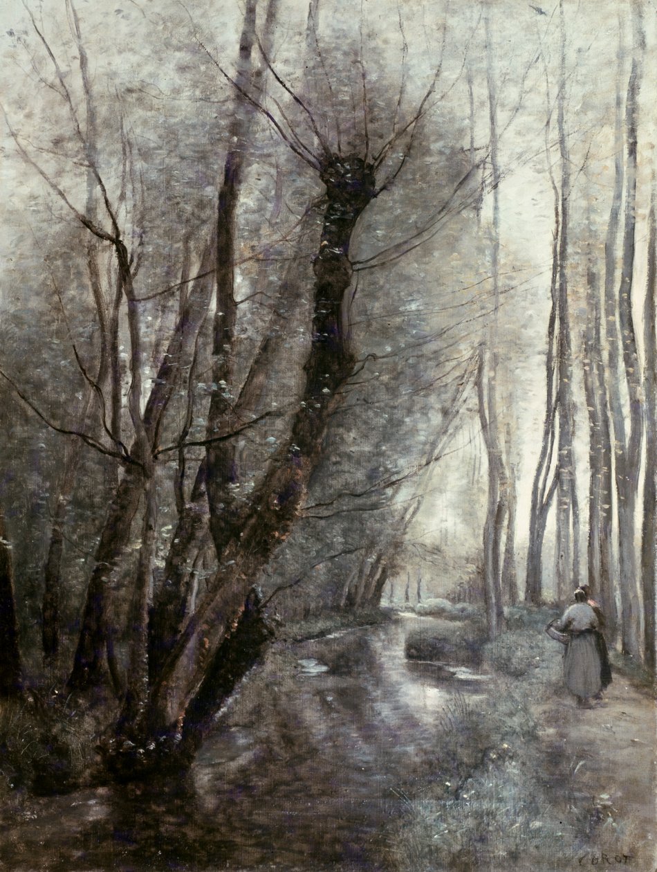 swed av Jean Baptiste Camille Corot