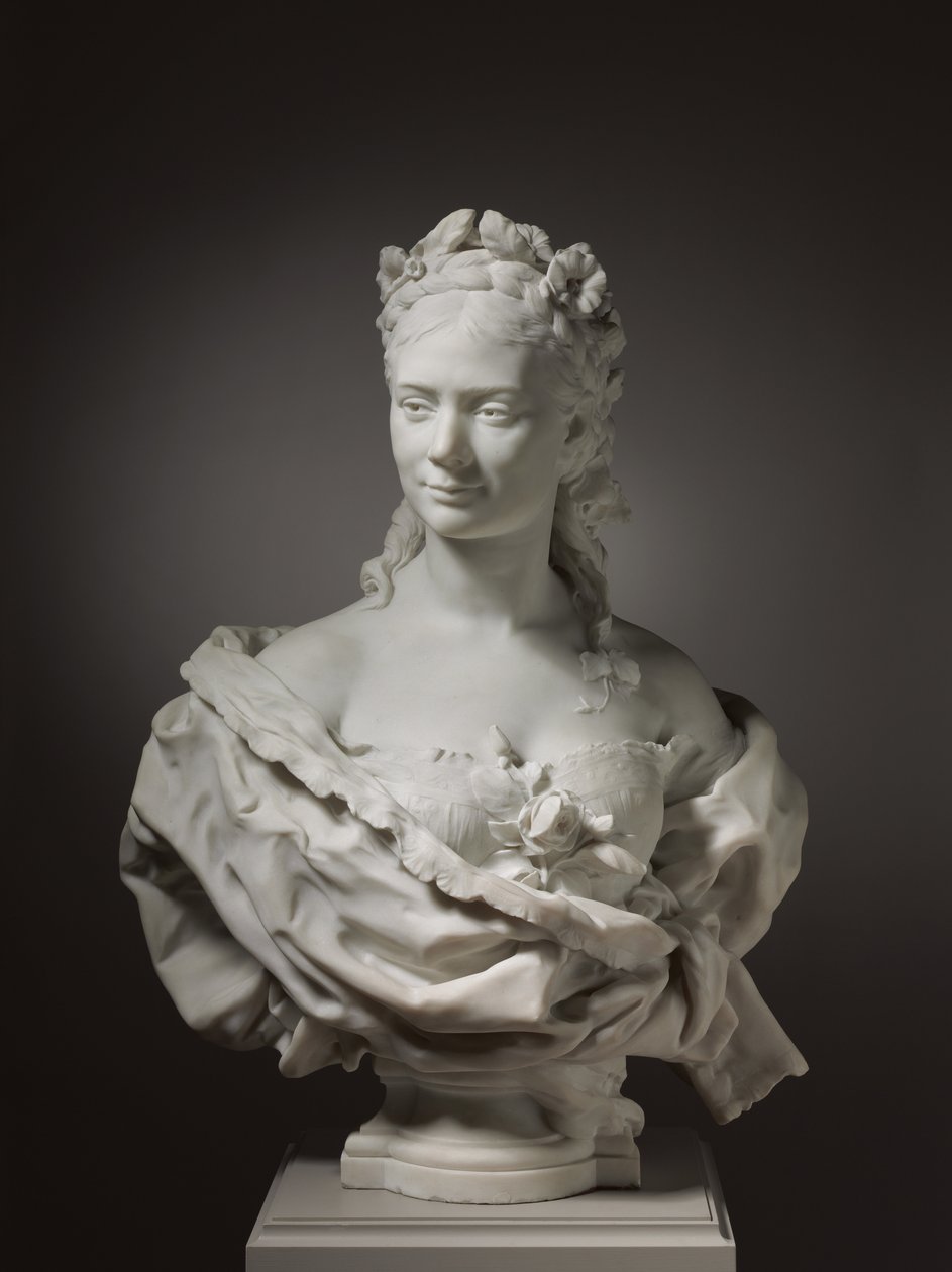 Bust of a Lady av Jean Baptiste Carpeaux