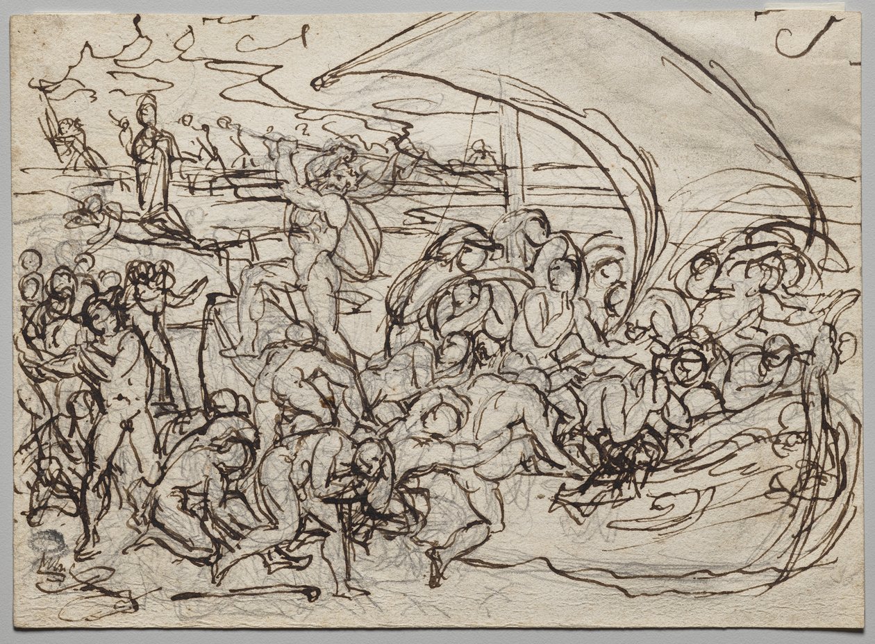 Charon och de dödas själar av Jean Baptiste Carpeaux