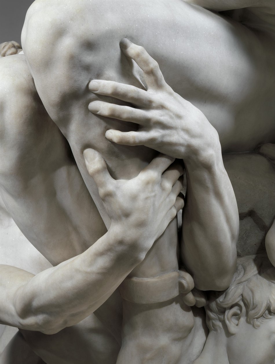 Detalj av Ugolino och hans söner av Jean Baptiste Carpeaux