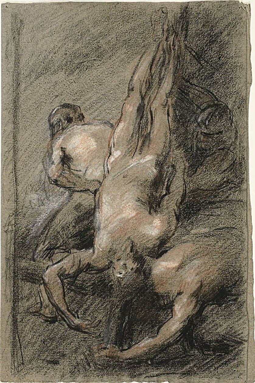 Sankt Petrus martyrskap av Jean Baptiste Carpeaux