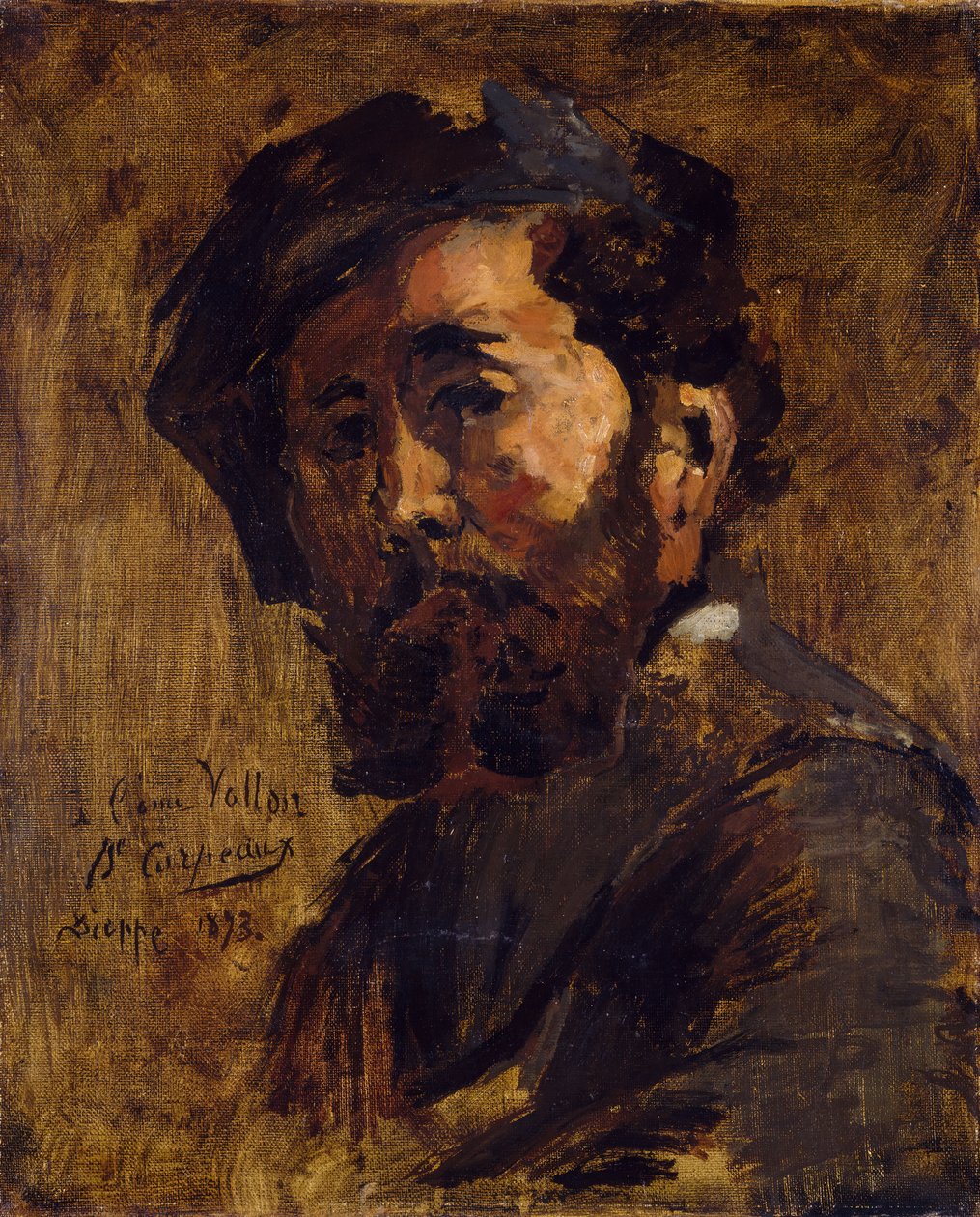 Porträtt av Antoine Vollon 1833-1900, 1873. av Jean Baptiste Carpeaux