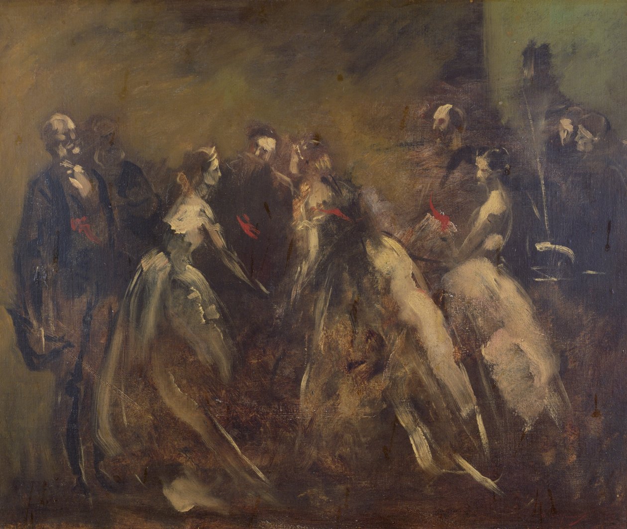 Mottagning på Tuileripalatset under det andra imperiet av Jean Baptiste Carpeaux
