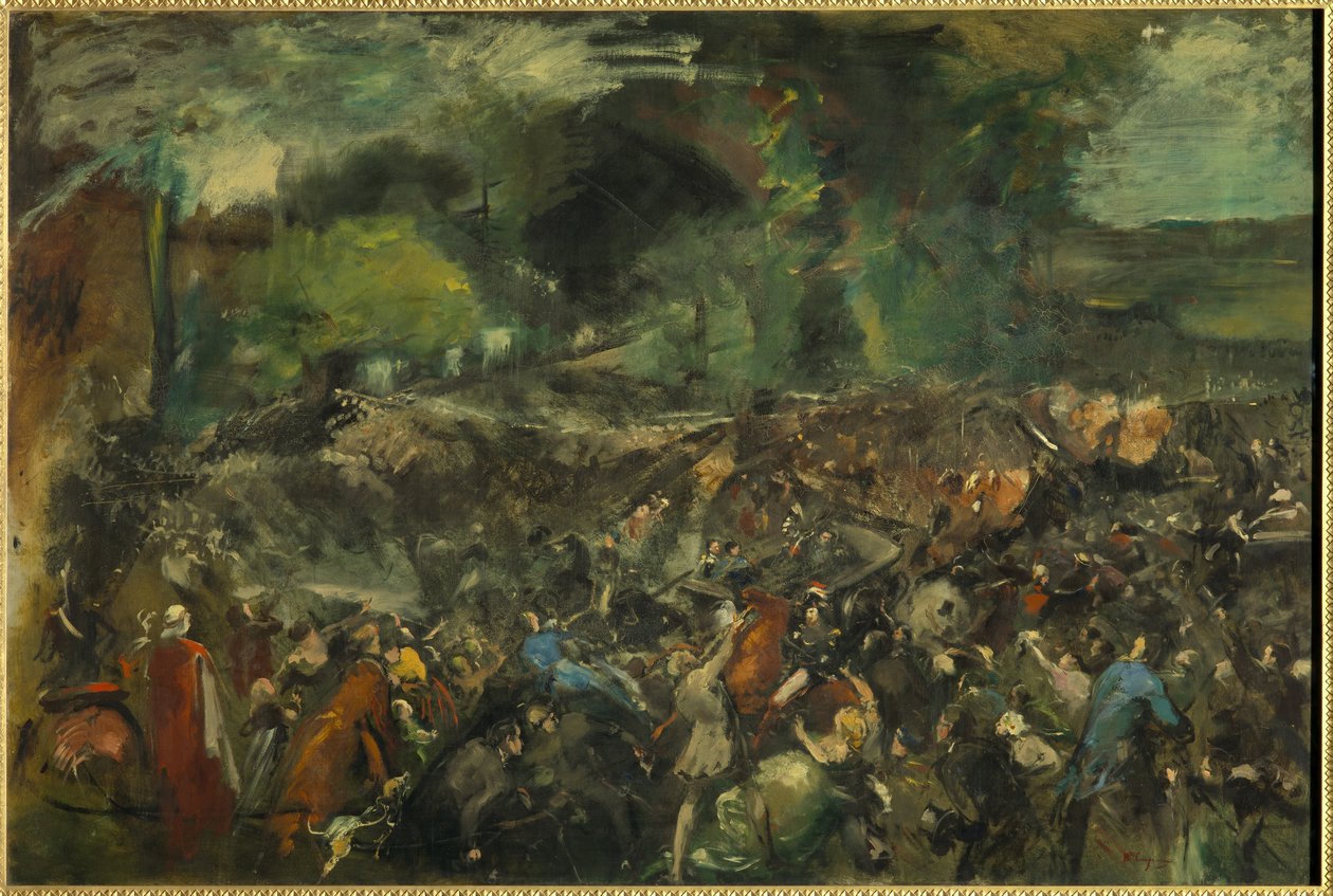 Antonin Berezowskis attack på tsar Alexander 2 den 6 juni 1867 av Jean Baptiste Carpeaux