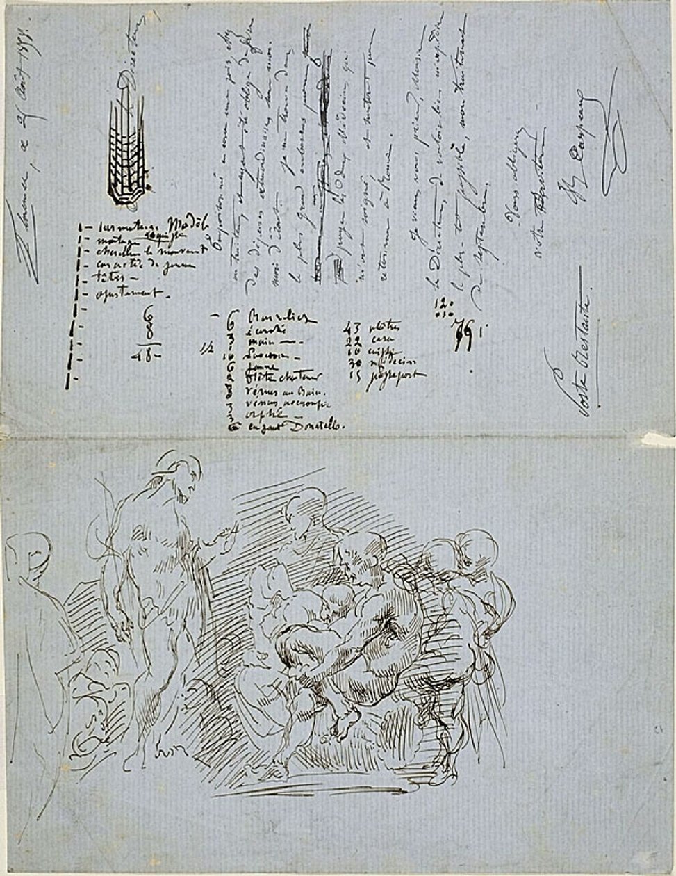 Johannes Döparens förkunnelse av Jean Baptiste Carpeaux