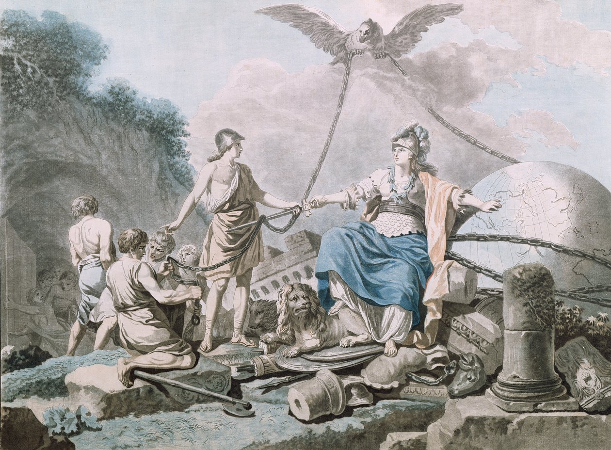 Allegori om slavarnas befrielse av Jean Baptiste Chapuy
