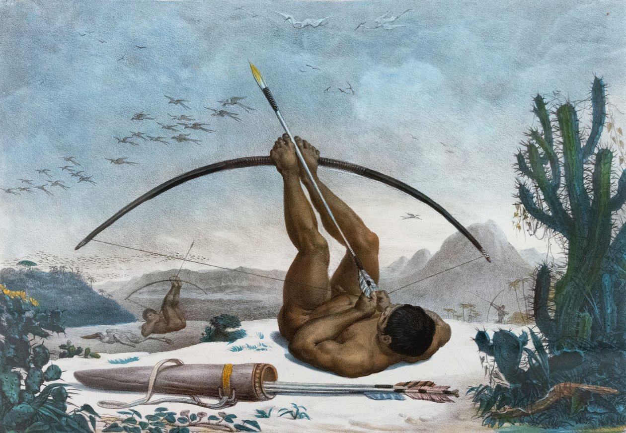 Caboclo av Jean-Baptiste Debret 1834 av Jean Baptiste Debret