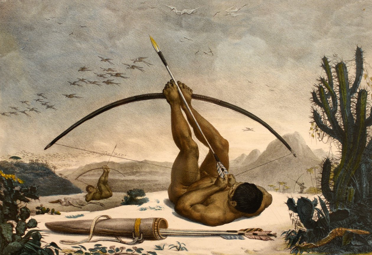 Caboclo av Jean-Baptiste Debret 1834 av Jean Baptiste Debret