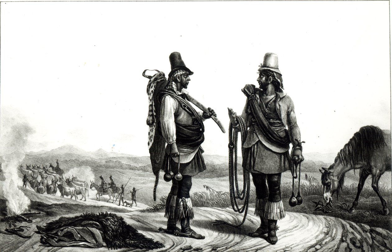 Charrua-indianer från 