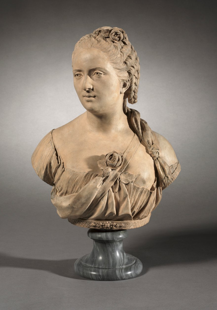 Porträtt av en kvinna, 1759. av Jean Baptiste Defernex