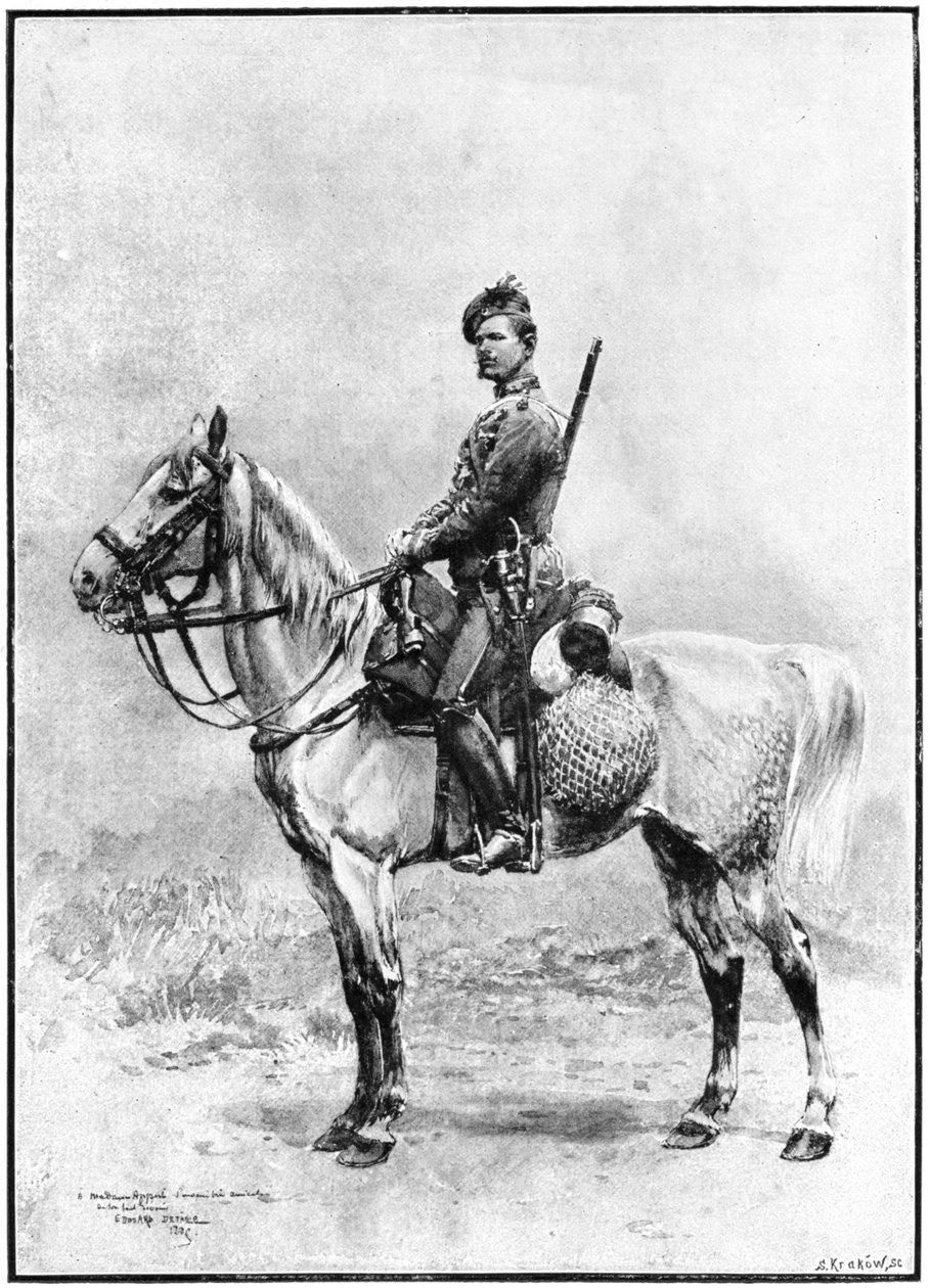 En vaktmästare, Ryssland, 1892. av Jean Baptiste Edouard Detaille