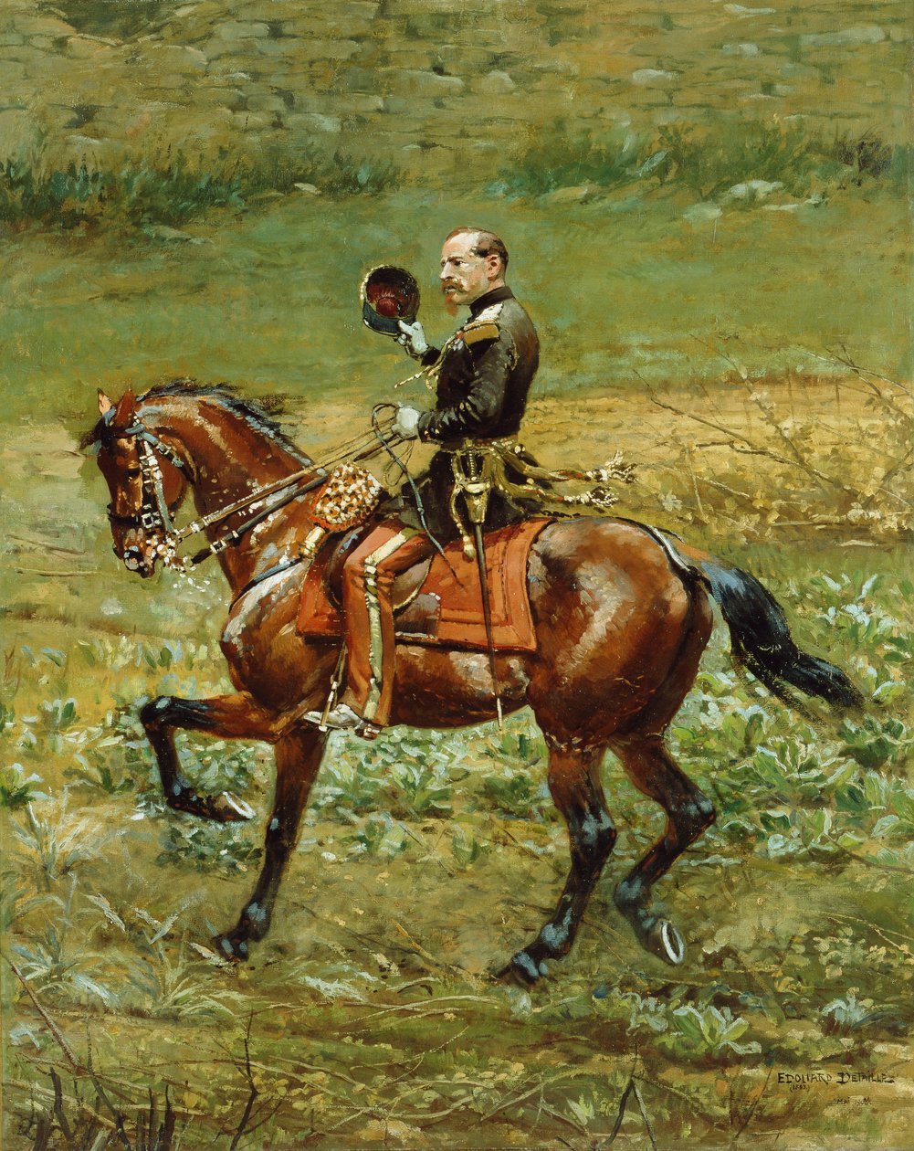 General Bourbaki, 1883 och 1908 av Jean Baptiste Edouard Detaille