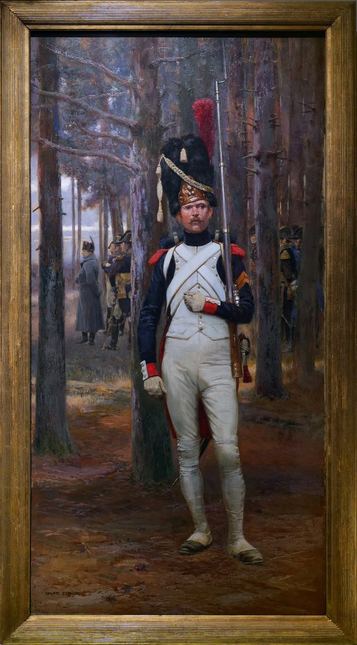 The Factionary, ca 1900 (olja på trä) av Jean Baptiste Edouard Detaille