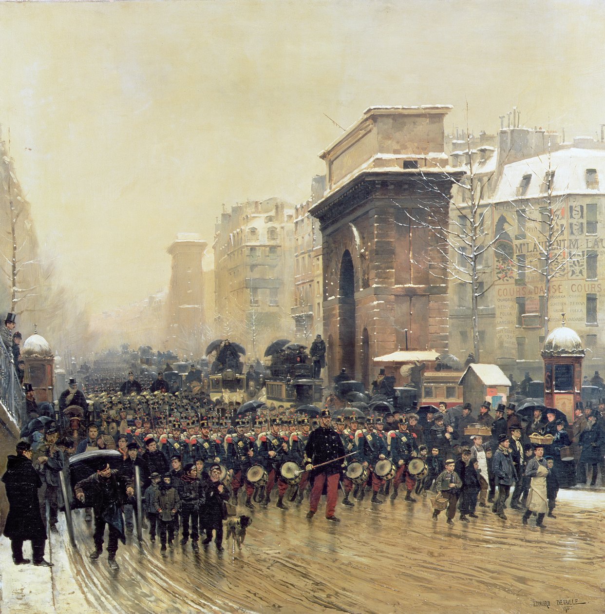 Det passerande regementet, 1875 av Jean Baptiste Edouard Detaille
