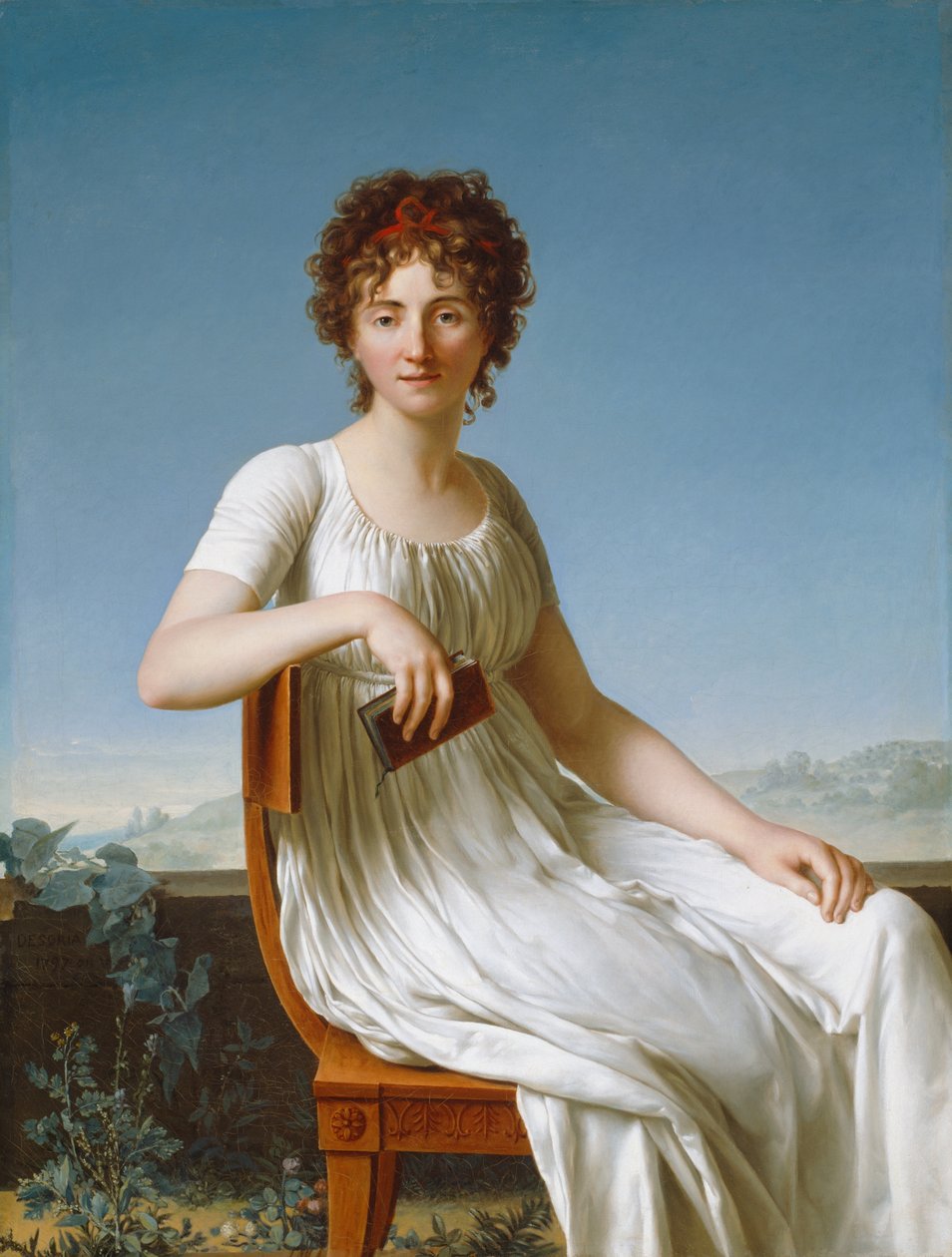 Porträtt av Constance Pipelet av Jean Baptiste Francois Desoria