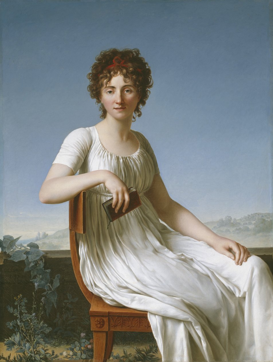 Porträtt av Constance Pipelet, 1797 av Jean Baptiste Francois Desoria