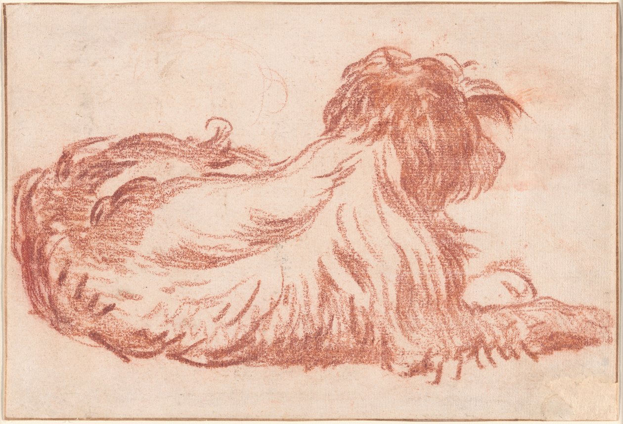 En hund av Jean Baptiste Greuze