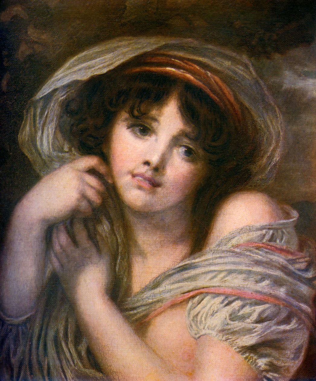 En flicka, sent 1700-tal, 1912. av Jean Baptiste Greuze