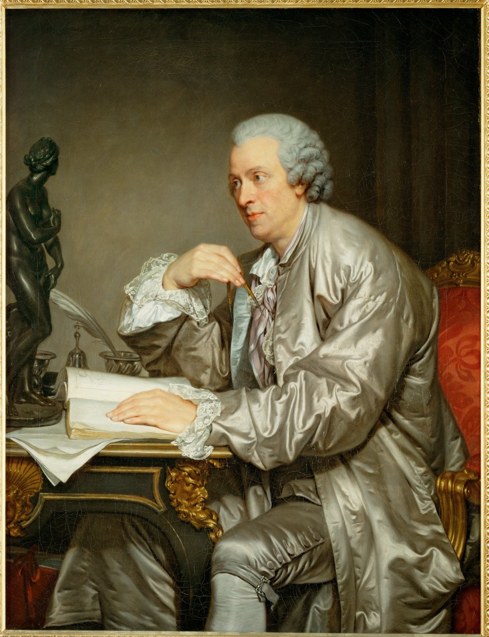 Claude Henri Watelet, generaldirektör för finanserna ... av Jean Baptiste Greuze