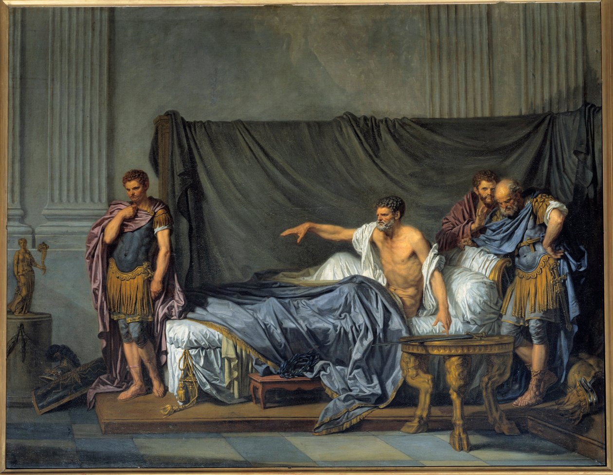 Kejsar Septimius Severus (Lucius Septimius Severus Pertinax av Jean Baptiste Greuze