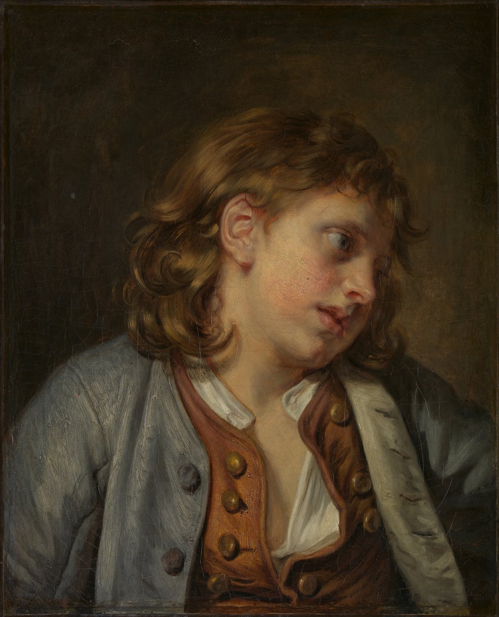 Chef för en ung pojke, 1763. av Jean Baptiste Greuze