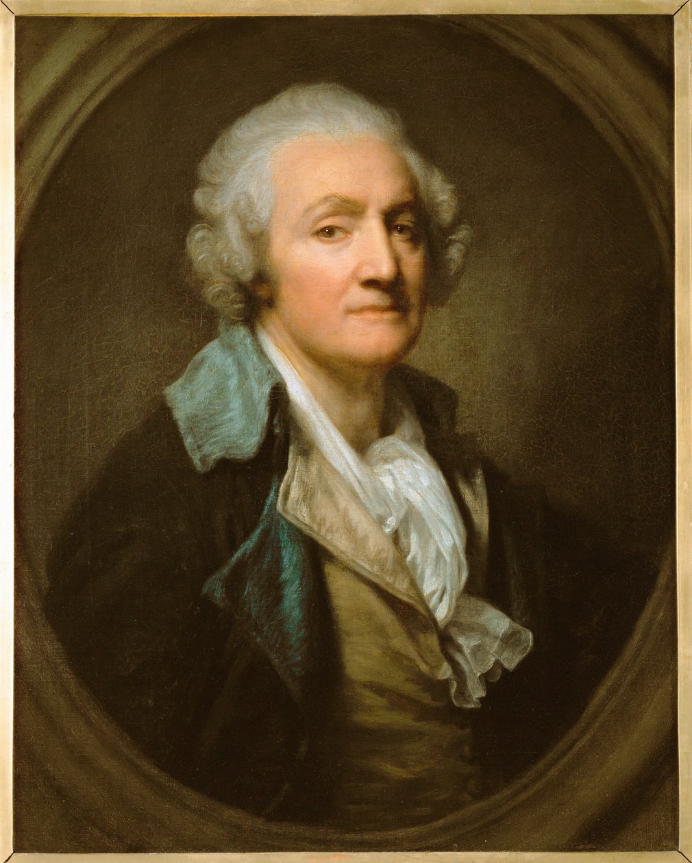 Jean Baptiste Greuze, självporträtt ... av Jean Baptiste Greuze