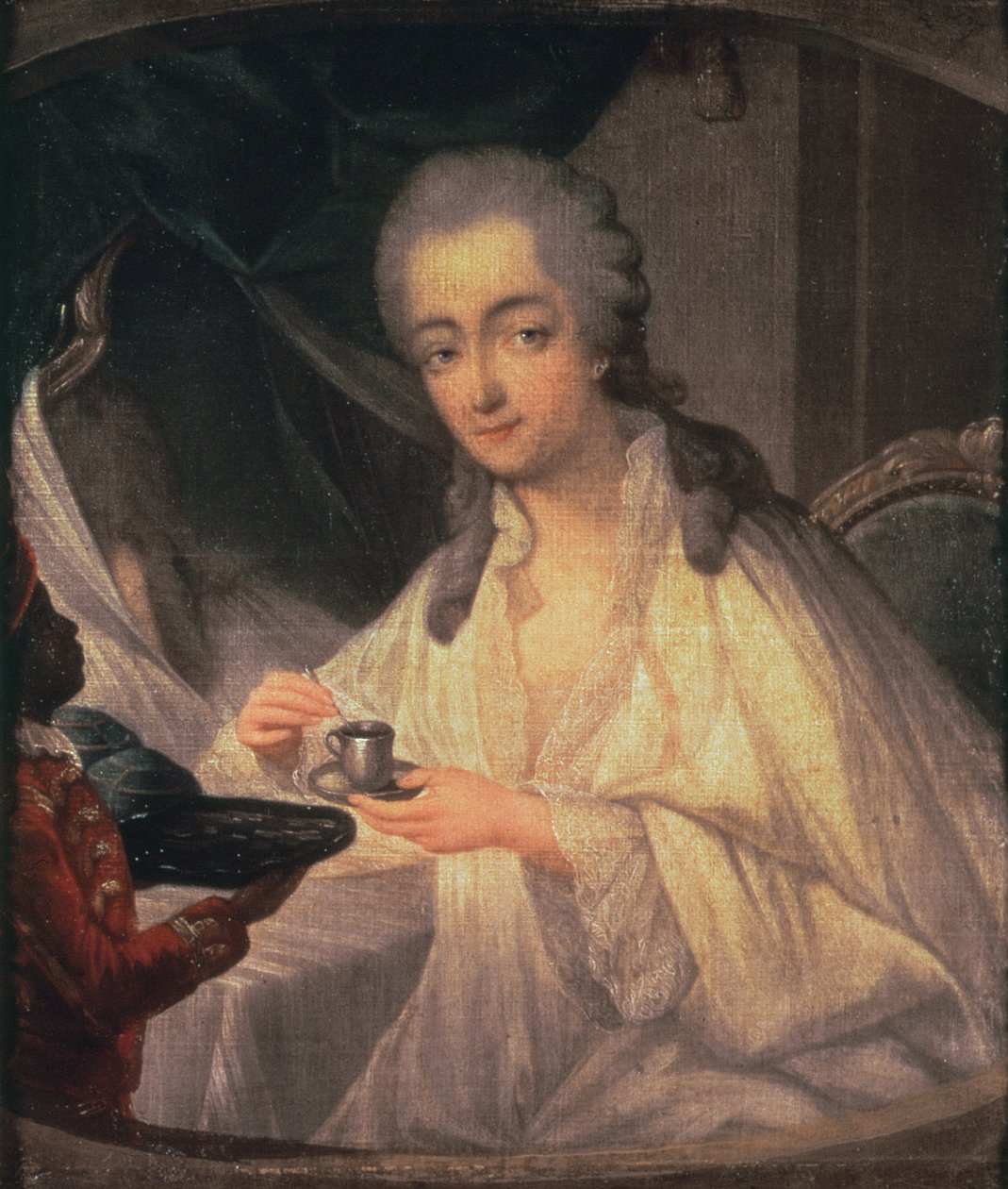 Grevinnan av Barry (1743-93) av Jean Baptiste Greuze