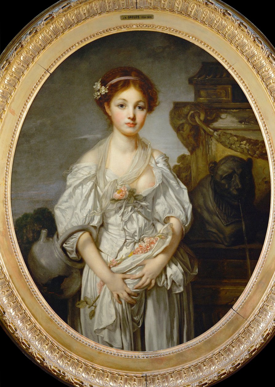 La cruche cassee - den trasiga kannan ... av Jean Baptiste Greuze