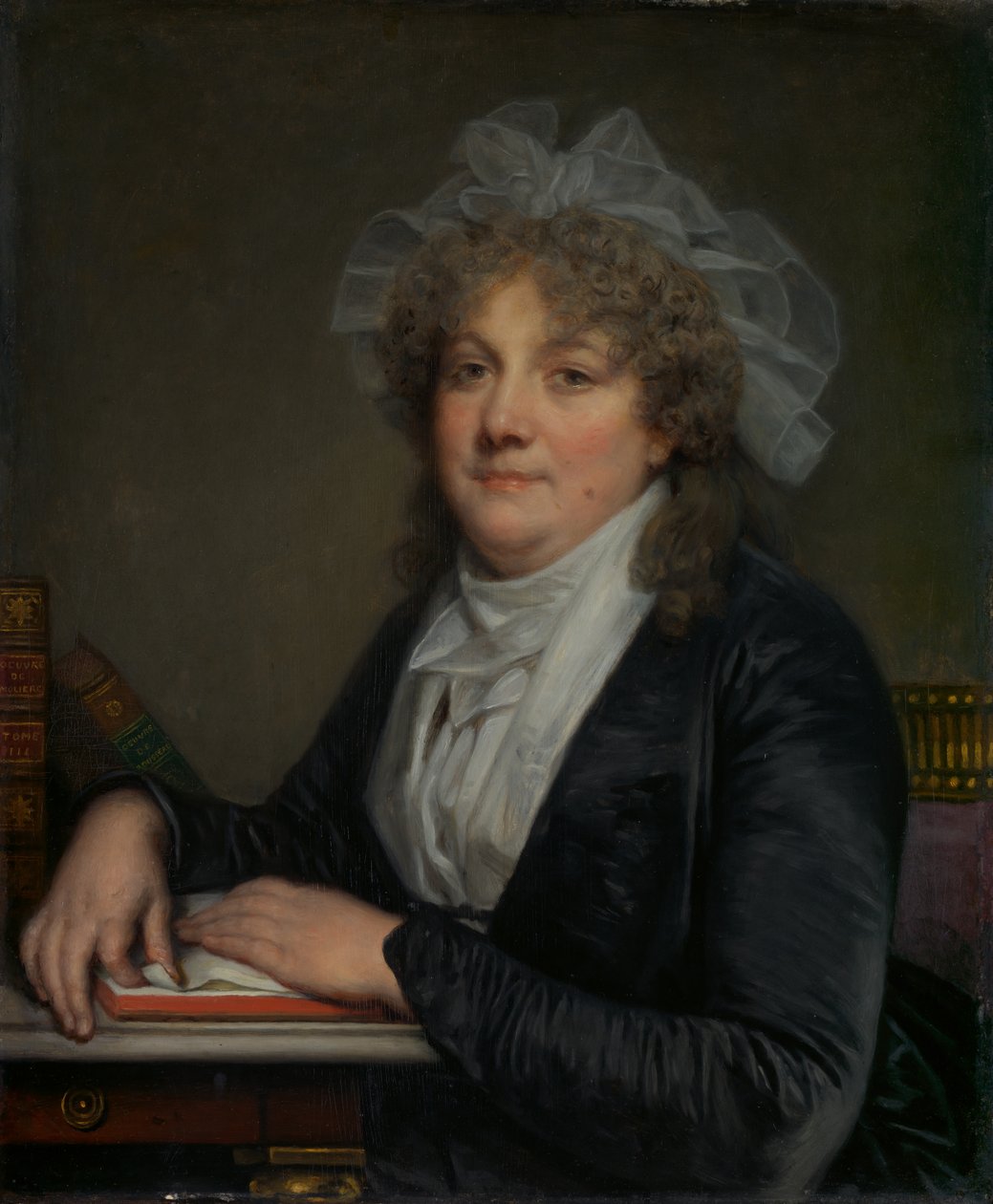 Madame Jean-Baptiste Nicolet Anne Antoinette Desmoulins, 1743-1817, sent 1780-tal. av Jean Baptiste Greuze