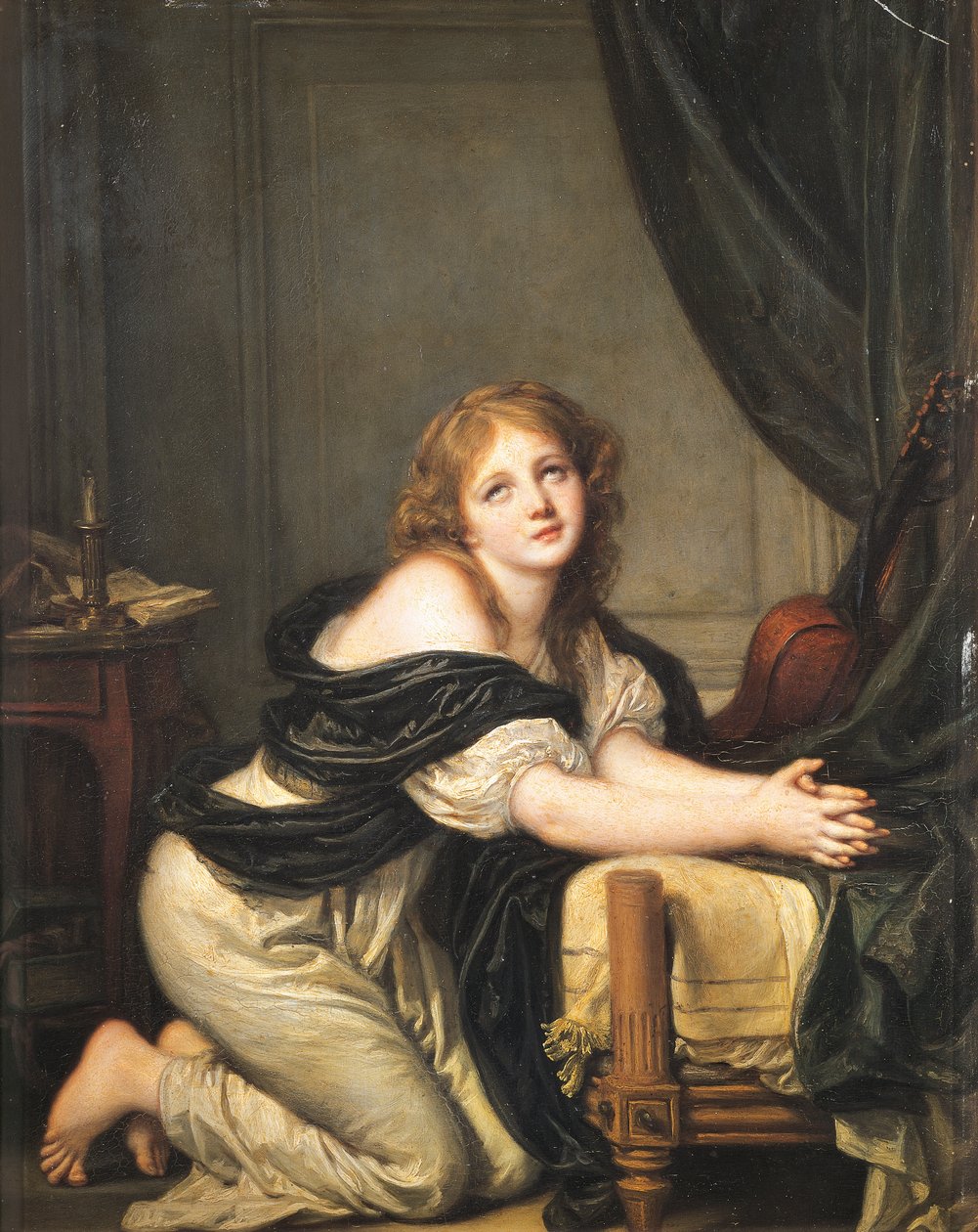 Morgonbön av Jean Baptiste Greuze