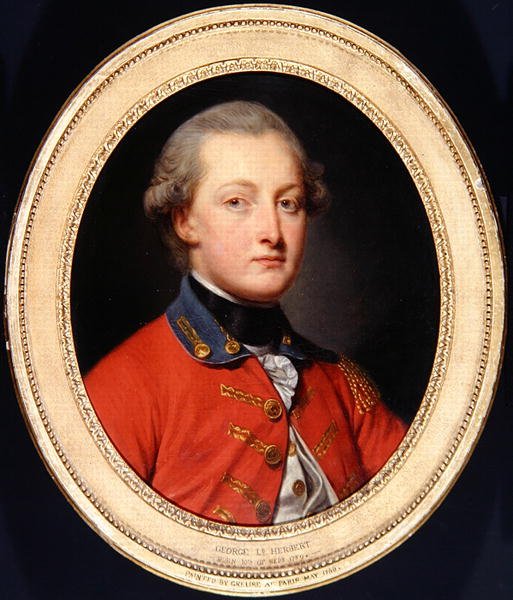 Porträtt av George Augustus Herbert, ca 1780 (olja på duk) av Jean Baptiste Greuze