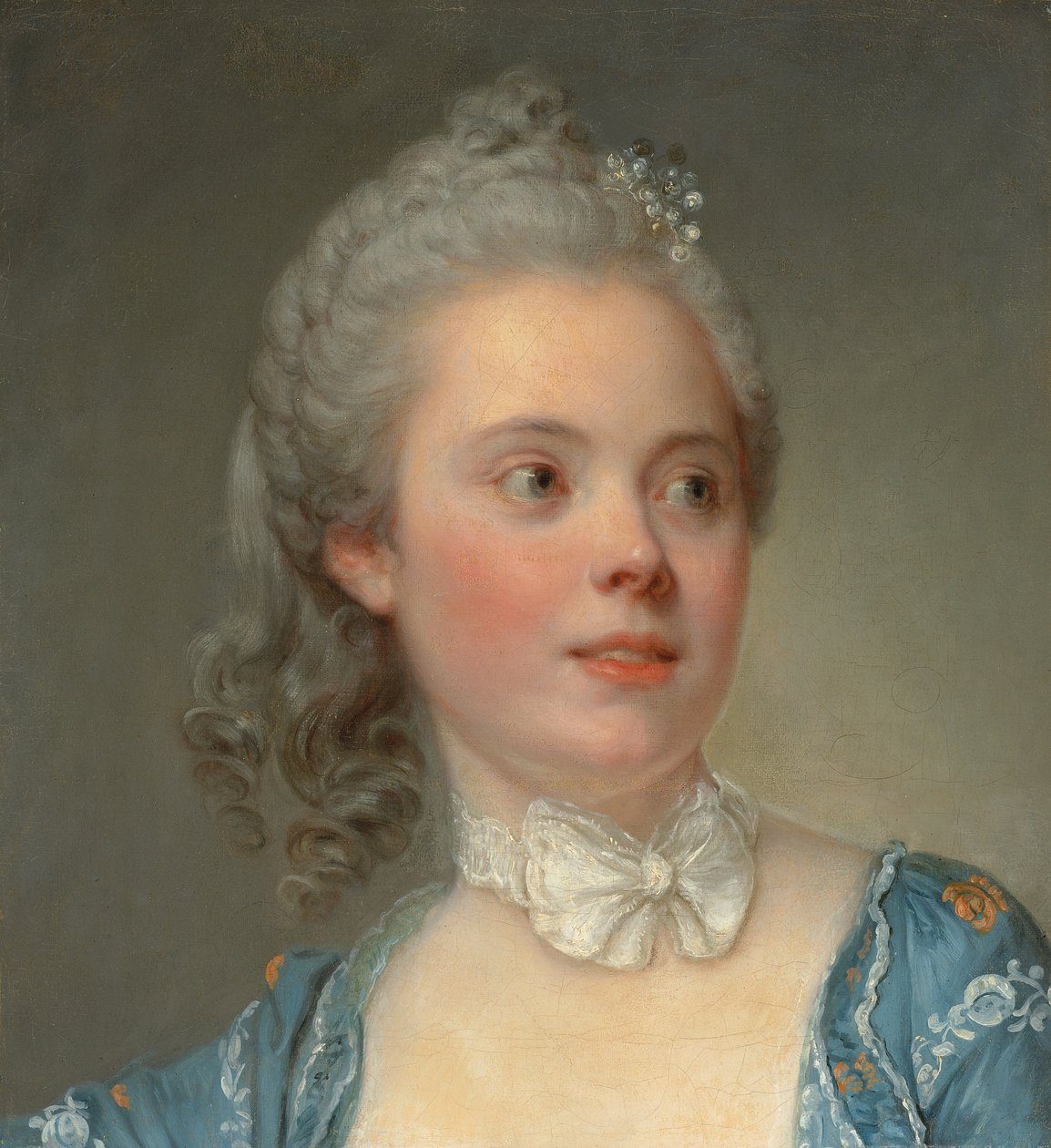 Porträtt av en dam, ca 1765 av Jean Baptiste Greuze