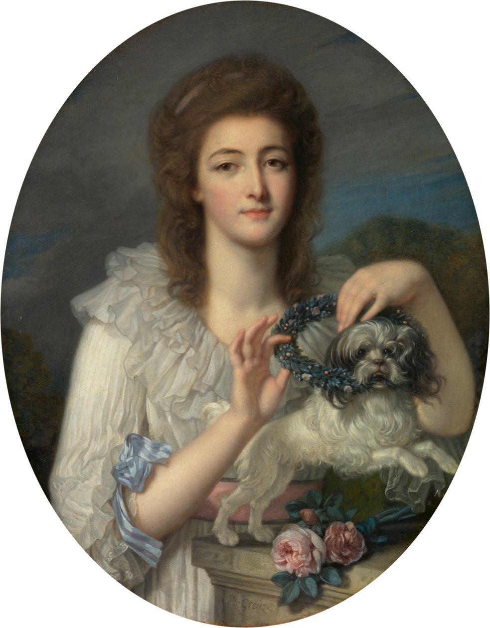 Prinsessan Varvara Nikolajevna Gagarina (1762-1802) av Jean Baptiste Greuze