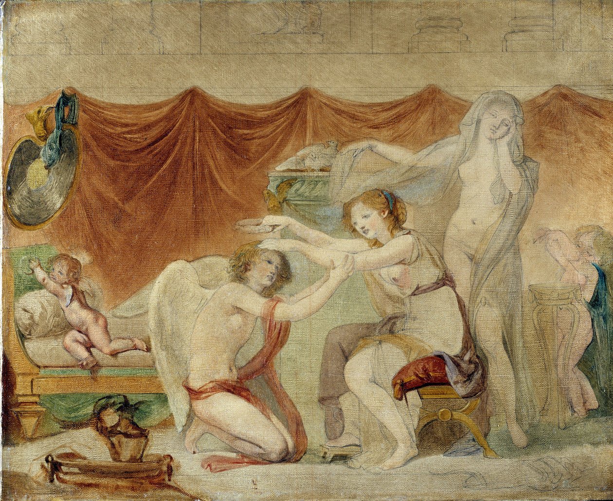 Psyket kröner kärleken av Jean Baptiste Greuze