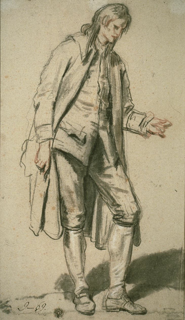 Studie av en brudgum av Jean Baptiste Greuze