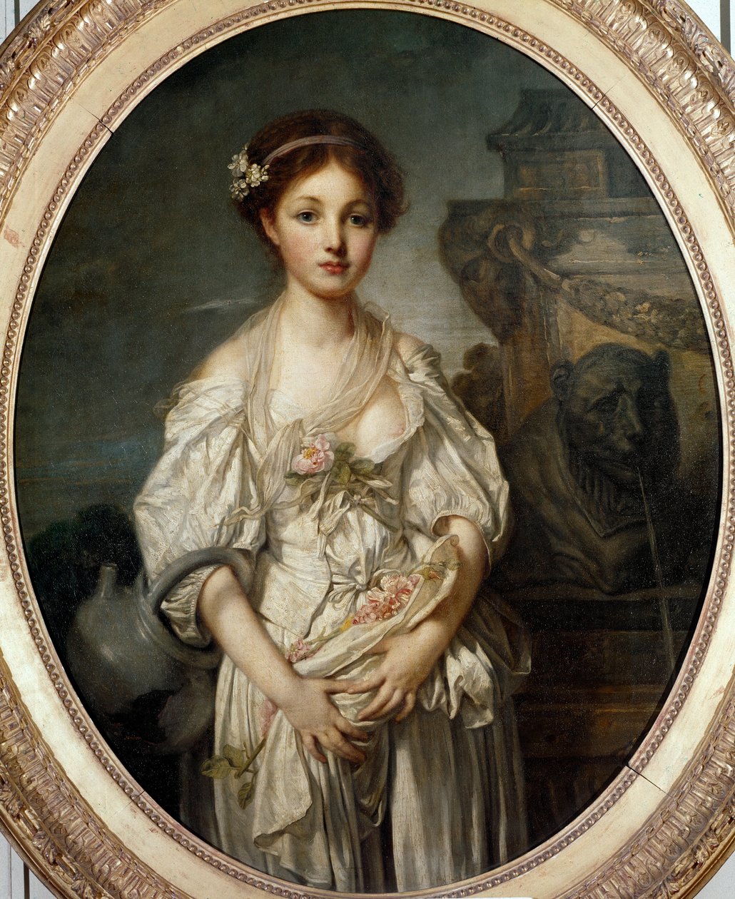 The Broken Jug (olja på duk, ca 1771-1773) av Jean Baptiste Greuze