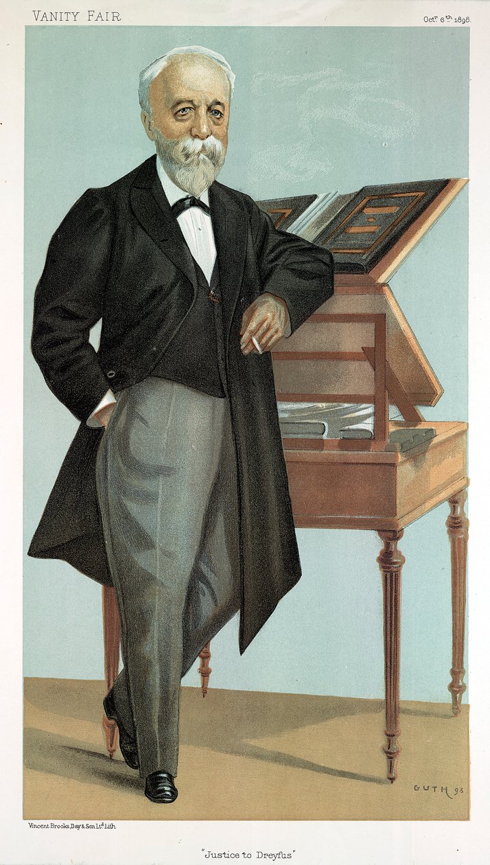 Rättvisa åt Dreyfus, 1898 av Jean Baptiste Guth