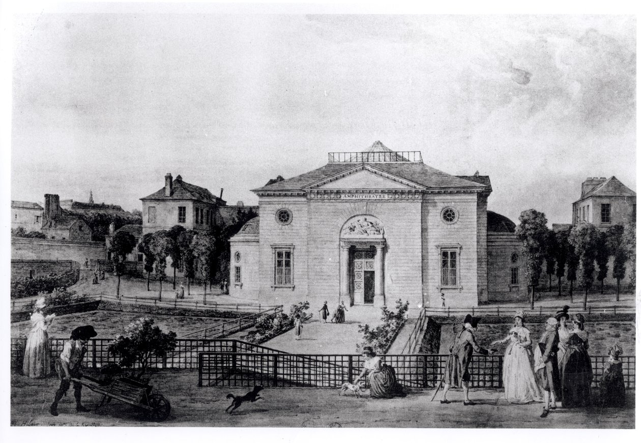 Den stora amfiteatern i Jardin des Plantes i Paris, 1794, från 