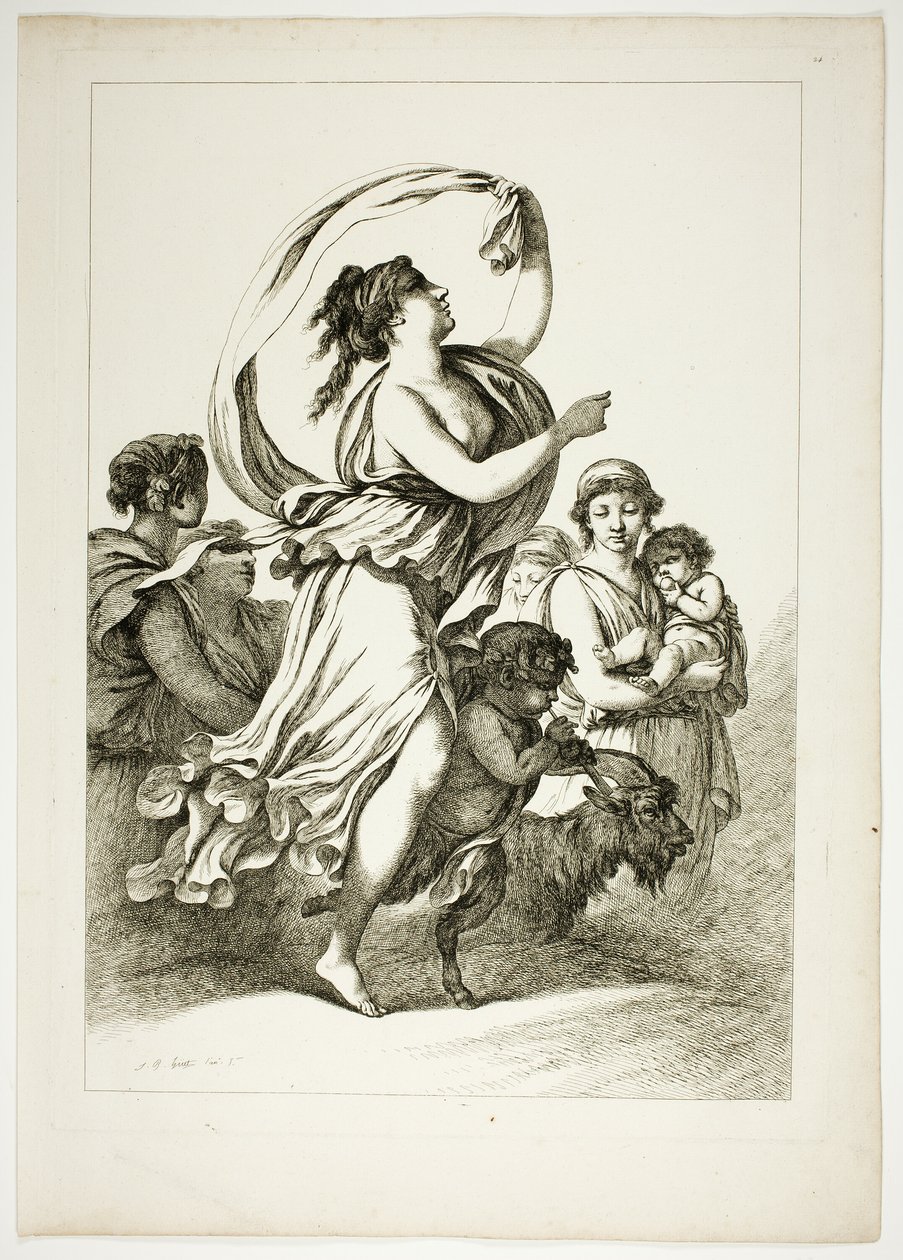 Plåt 24 av 38 från Oeuvres de J. B. Huet av Jean Baptiste Huet
